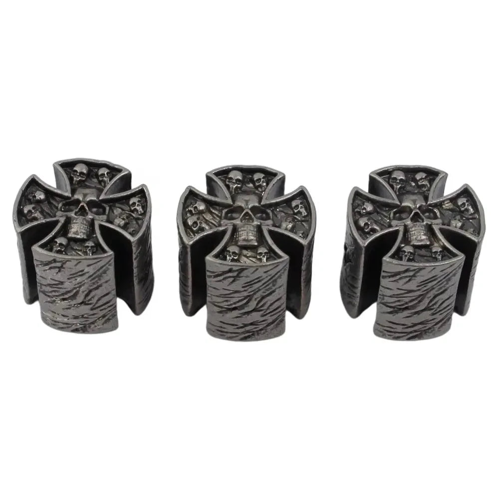 High Grade Copper GUYKER Electric Guitar Bass  Knobs Cross Skeleton Style Dual Color Option