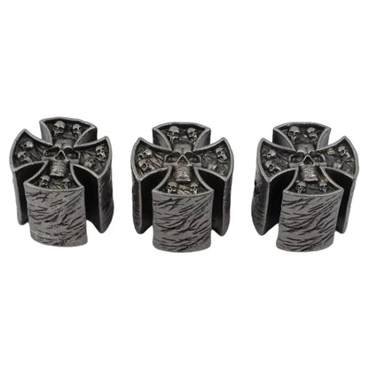 High Grade Copper GUYKER Electric Guitar Bass  Knobs Cross Skeleton Style Dual Color Option