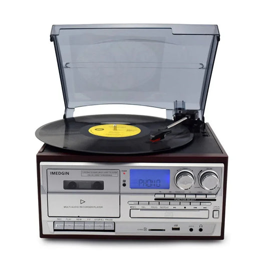 Big River Hardware 3-Speed Multifunctional Vintage Record Player