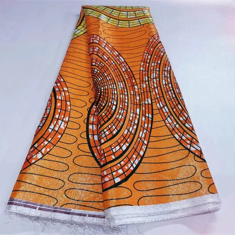 Big River Hardware African Style Gold Jacquard Speaker Cloth