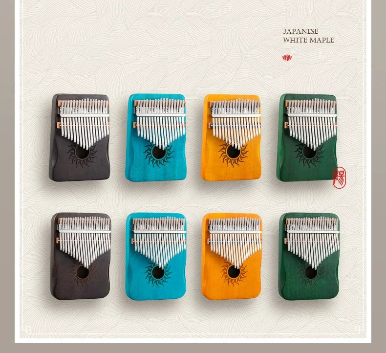 Kalimba 21 Key Solid Wood Instrument