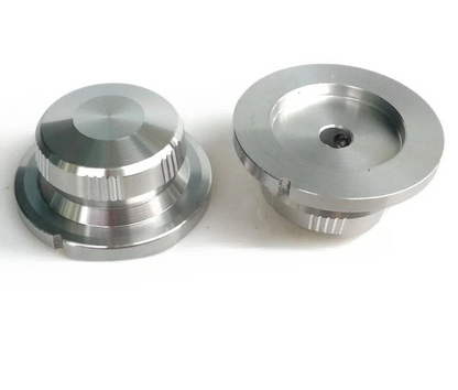 Big River Hardware Solid Aluminum Alloy 40x18mm Lattice Knob for HiFi Amplifier Volume Control