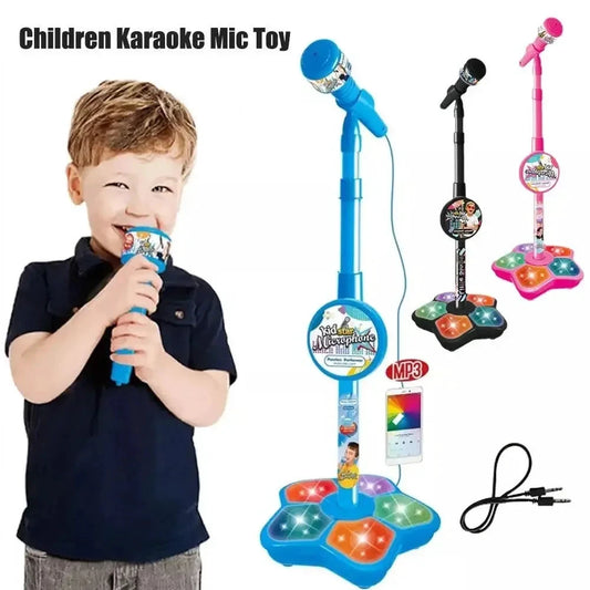 karaoke microphone with stand