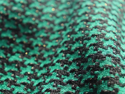 Tweed Speaker Grill Cloth Cream Gold