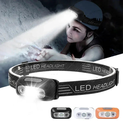 Big River Hardware Rechargeable LED Headlamp with Sensor