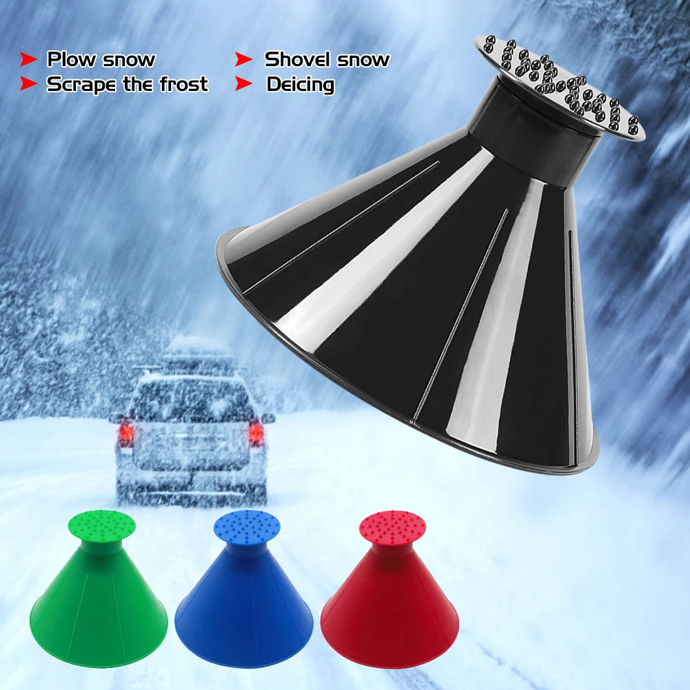 Big River Hardware Durable Ice Scraper for Cars - Efficient, Damage-Free Snow and Ice Removal Tool for Winter Driving