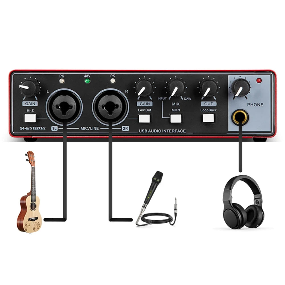 Big River Hardware MD22 USB Audio Interface for Guitar