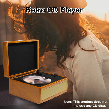 Big River Hardware Retro CD Player with High-Fidelity Sound