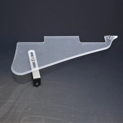Premium Clear Guitar Pickguard for Gibson Les Paul Guitars with Stainless Steel Bracket and Hardware Accessories