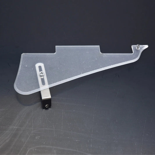 Premium Clear Guitar Pickguard for Gibson Les Paul Guitars with Stainless Steel Bracket and Hardware Accessories