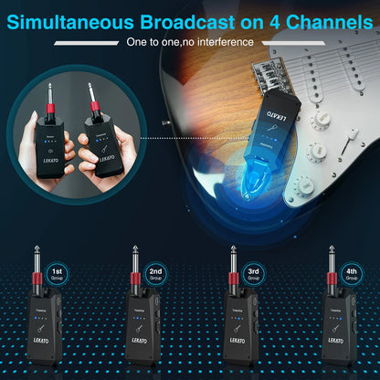 Wireless Guitar System Low Latency