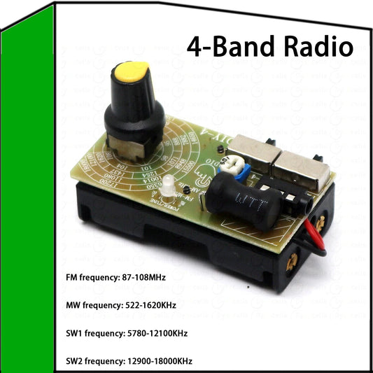 Big River Hardware Portable AM/FM Shortwave 4-Band Radio Receiver