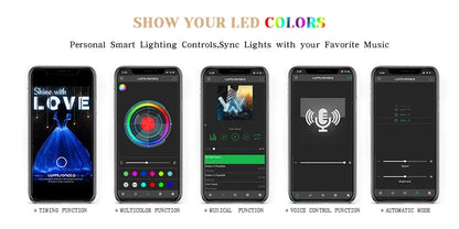 Lumisonata Rechargeable LED Fabric with Multiple Light Modes