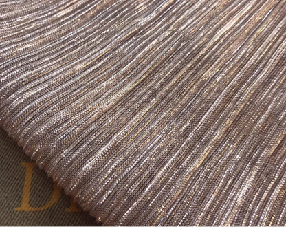 Big River Hardware Metallic Pleated Star Gold Wire Mesh Speaker Cloth