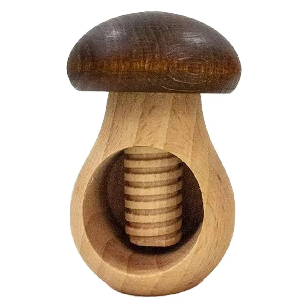 Wooden Nutcracker Mushroom