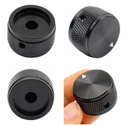 1pc/2pc Aluminium Guitar Metal Knobs 1/4" Metal Pot Knobs with Indicator and Set Screw for Guitar/Bass/Audio Equipments