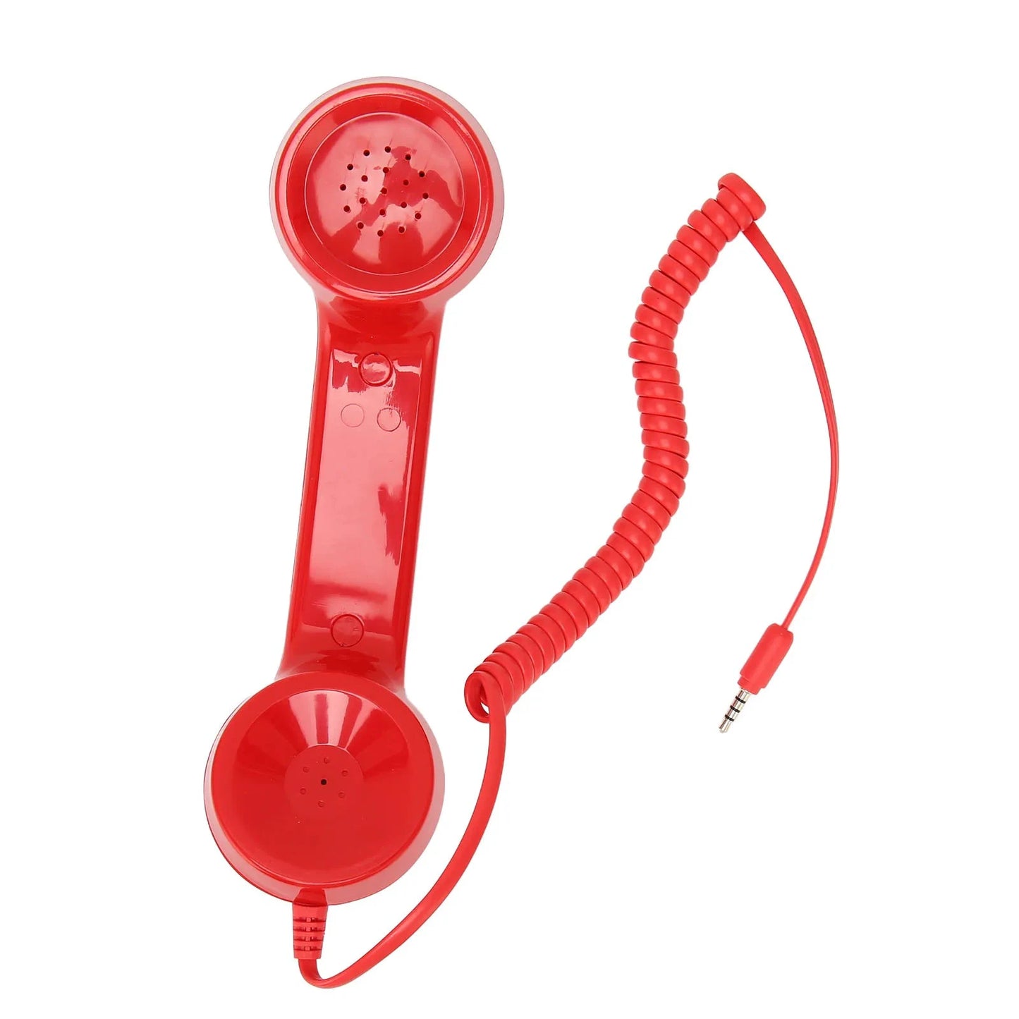 Retro phone handset for cell phone