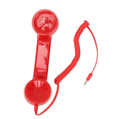 Retro phone handset for cell phone