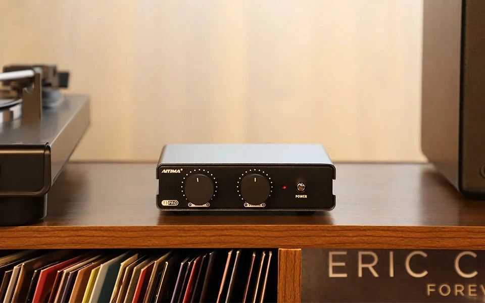 AIYIMA T3 PRO RIAA MM/MC Phono Preamplifier Vinyl Record Player Stereo Preamp Amplifier Turntable Phonograph Gain Control