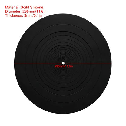 Anti-Vibration Slipmat Turntable Mat Audiophile for LP Vinyl Record Player Anti-Static Turntable Mat Platter Mat Record Mat