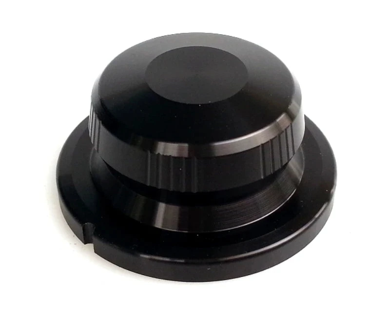 Big River Hardware Solid Aluminum Alloy 40x18mm Lattice Knob for HiFi Amplifier Volume Control