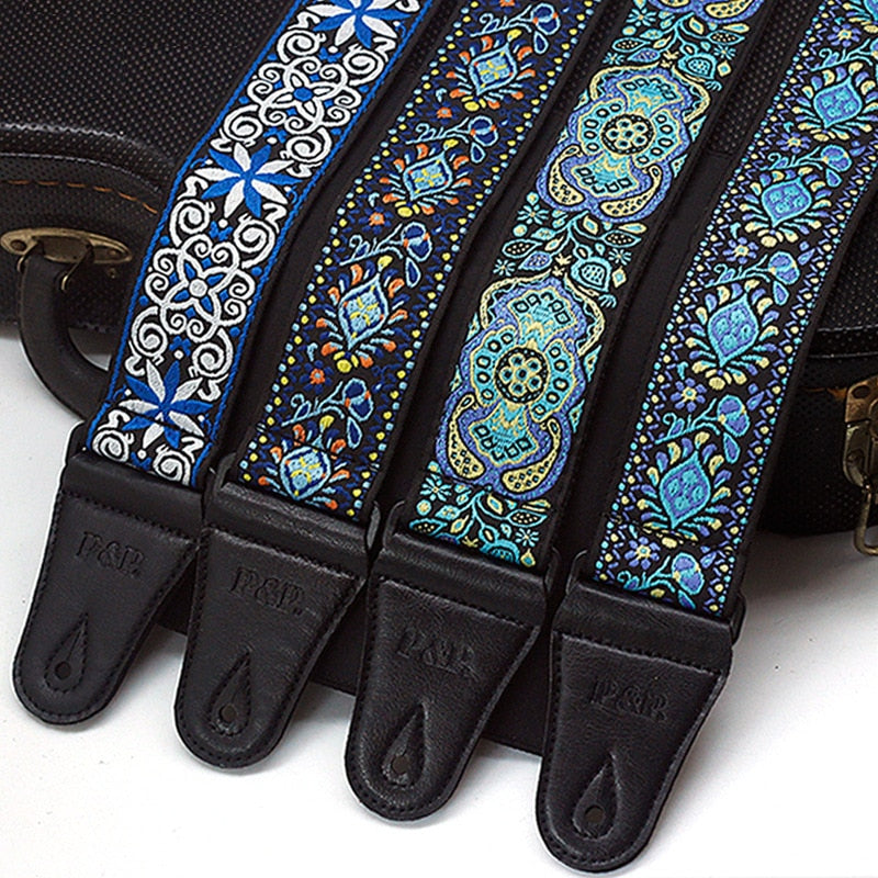 Embroidered Guitar Strap