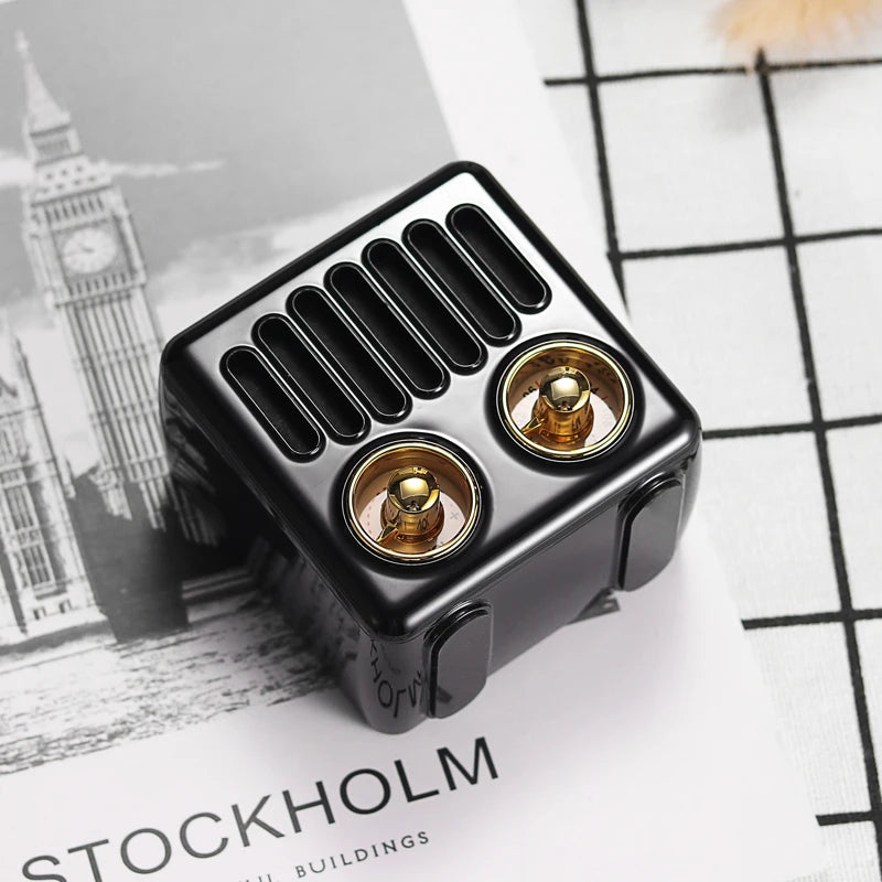 Big River Hardware Vintage Walnut FM Bluetooth Speaker