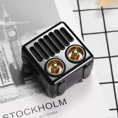 Big River Hardware Vintage Walnut FM Bluetooth Speaker