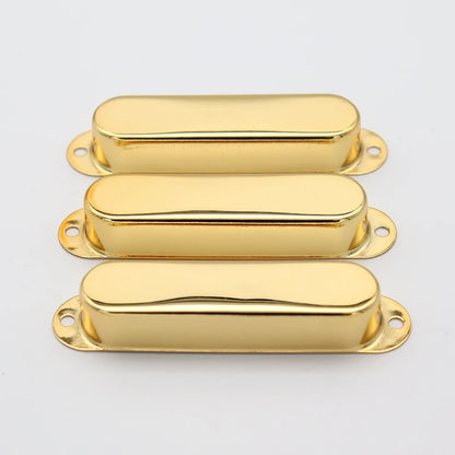 Big River Hardware Single Coil Pickup Covers: Premium Metal for Noise Reduction, Stylish Colors in Black, Silver, Gold, Bronze, Red Copper for Guitar Enthusiasts