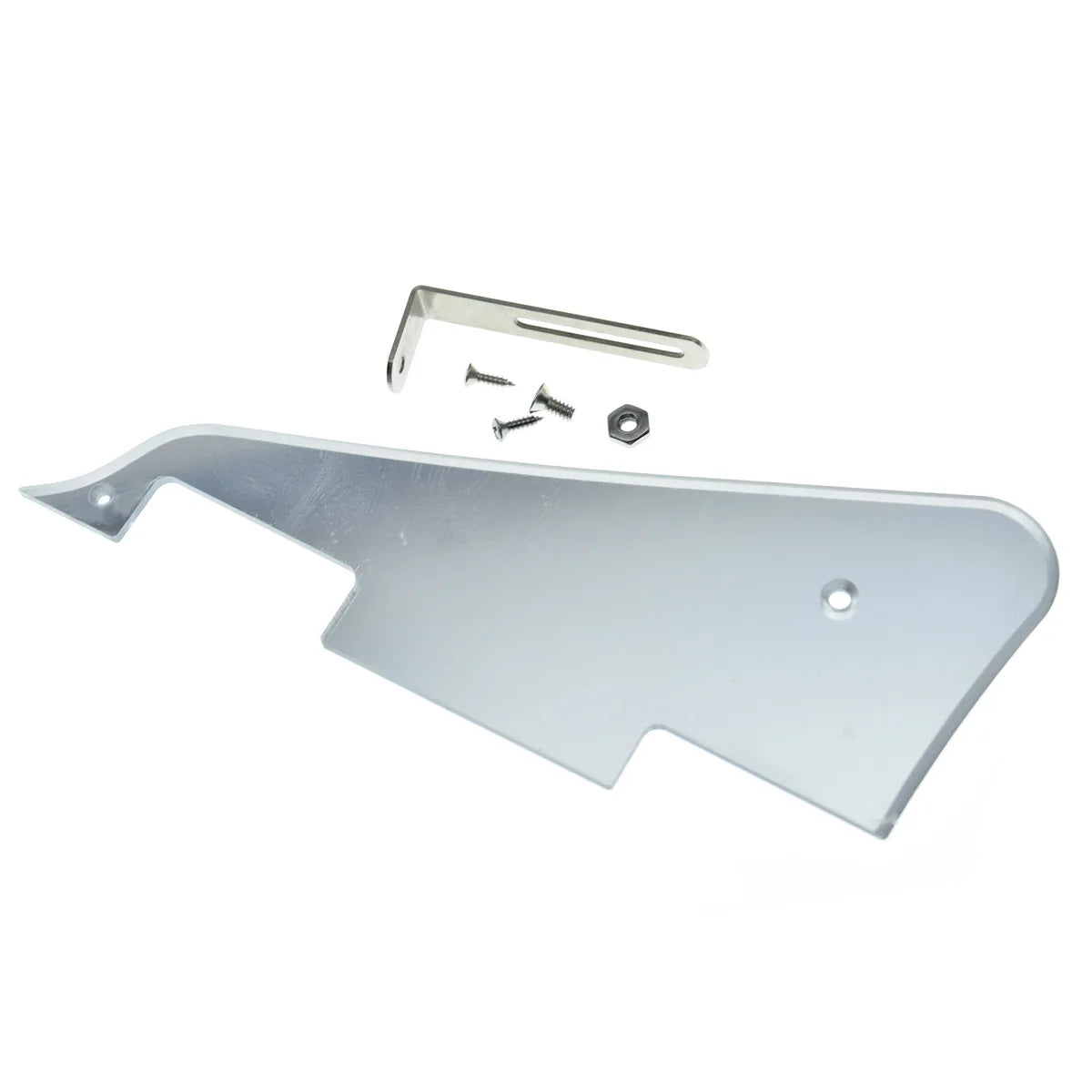 Premium Clear Guitar Pickguard for Gibson Les Paul Guitars with Stainless Steel Bracket and Hardware Accessories