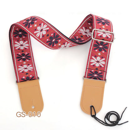 Embroidered Guitar Strap