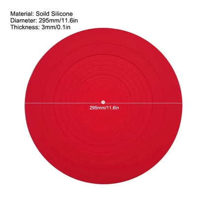 Anti-Vibration Slipmat Turntable Mat Audiophile for LP Vinyl Record Player Anti-Static Turntable Mat Platter Mat Record Mat