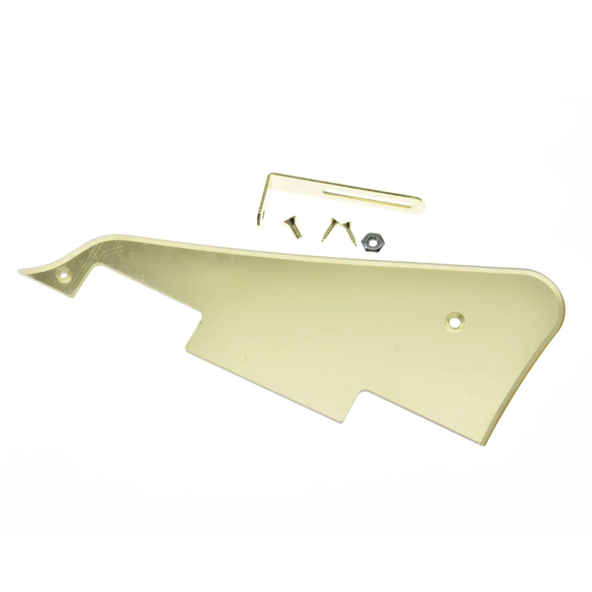 Premium Clear Guitar Pickguard for Gibson Les Paul Guitars with Stainless Steel Bracket and Hardware Accessories