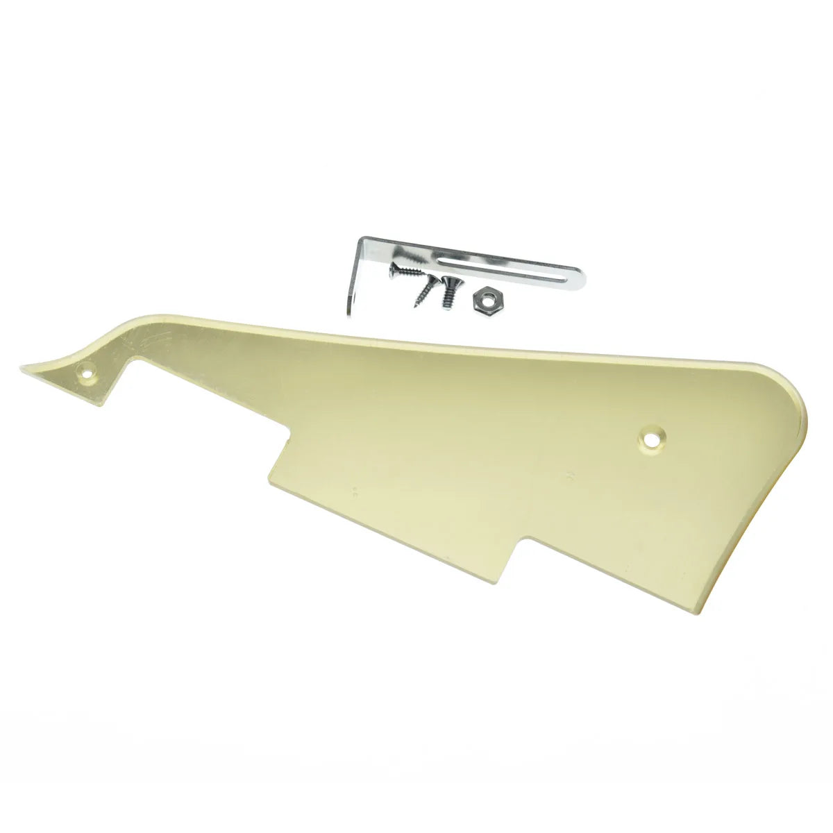 Premium Clear Guitar Pickguard for Gibson Les Paul Guitars with Stainless Steel Bracket and Hardware Accessories