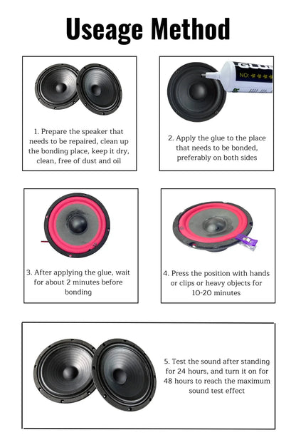 glue for speaker repair