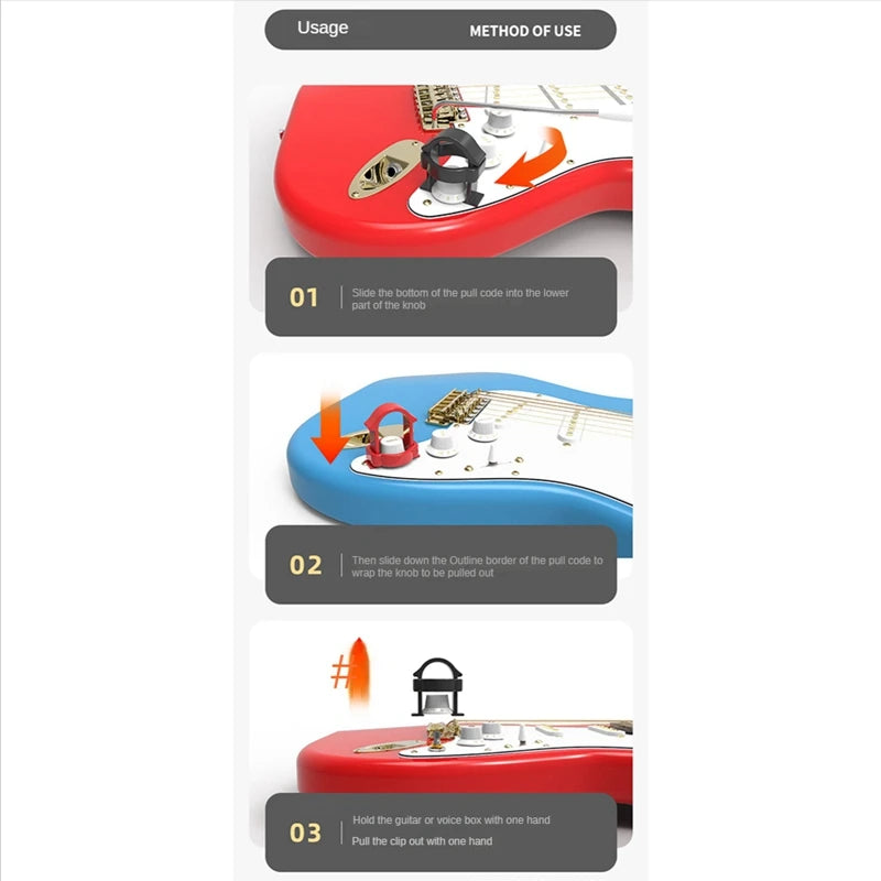 Big River Hardware Guitar Knob Puller: Scratch-Free, Easy Removal Tool for Musicians and Guitar Enthusiasts