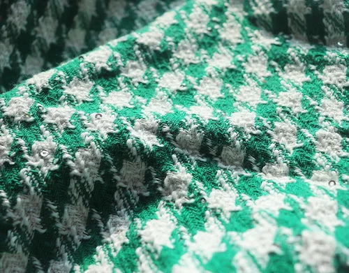 Tweed Speaker Grill Cloth Cream Gold