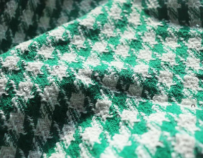 Tweed Speaker Grill Cloth Cream Gold