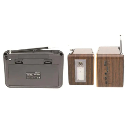 Big River Hardware Portable Multi-Band Radio with Bluetooth Flashlight