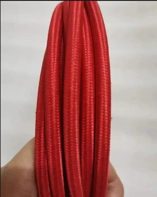Big River Hardware Fabric Wire Braided Multicolor Cable