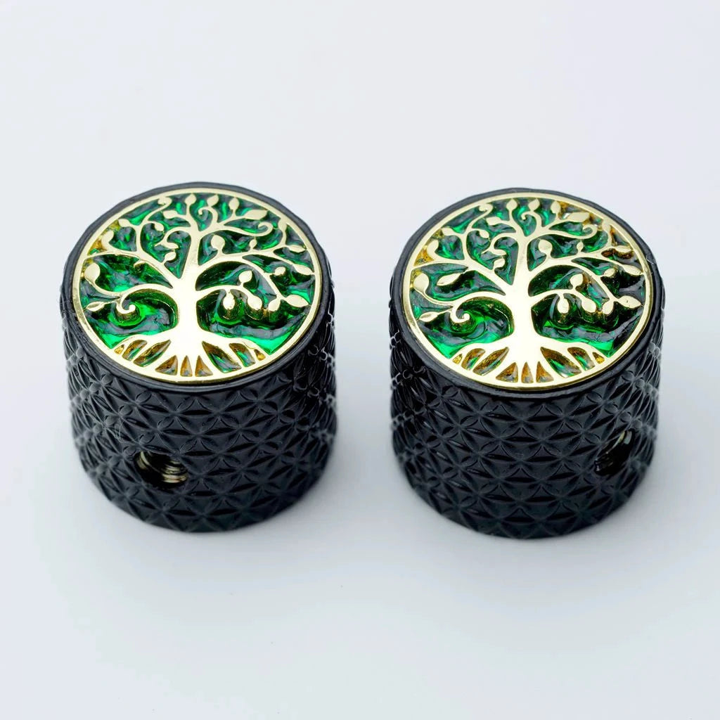 1 PCS GUYKER Surface Large Tree Of Life Potentiometer Knob Inner Diameter 6MM For Guitar Bass