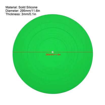 Anti-Vibration Slipmat Turntable Mat Audiophile for LP Vinyl Record Player Anti-Static Turntable Mat Platter Mat Record Mat