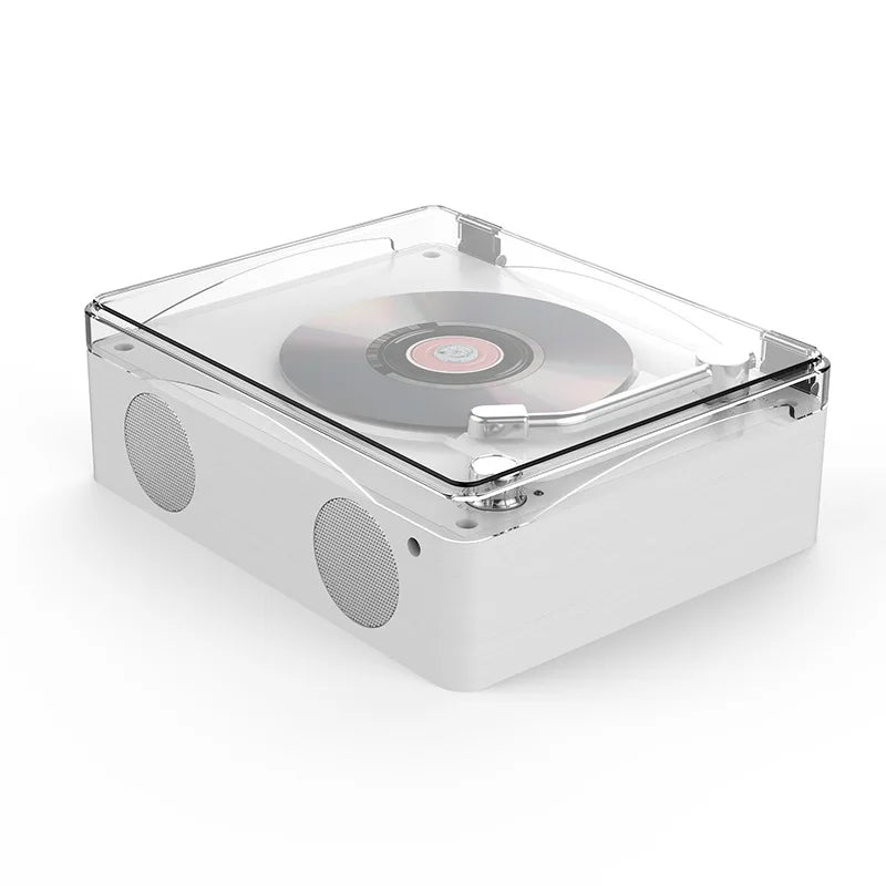 Big River Hardware Vintage CD Player with Record Player Design