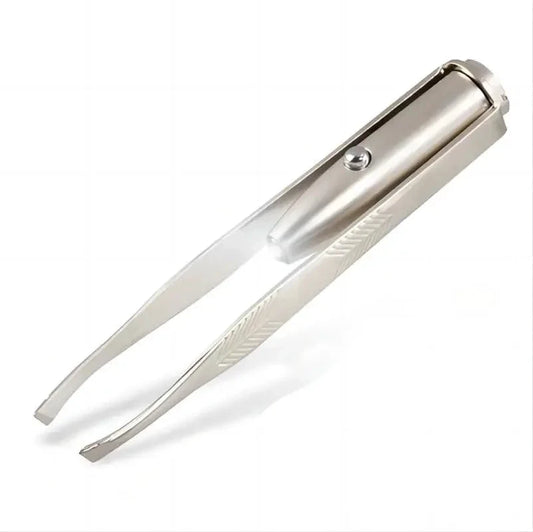 Big River Hardware Stainless Steel LED Tweezer with Light