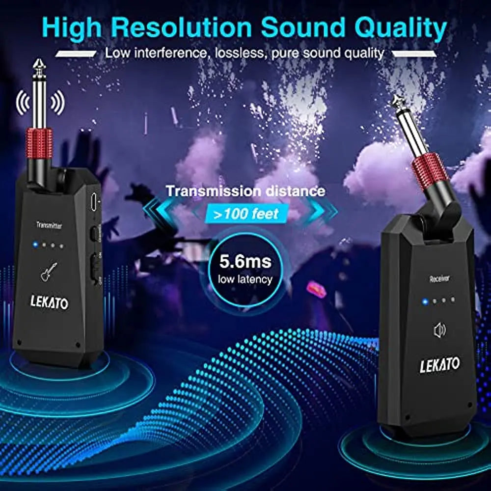 Wireless Guitar System Low Latency