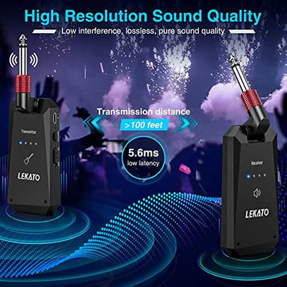 Wireless Guitar System Low Latency