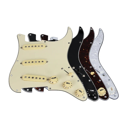 Big River Hardware Alnico 5 SSS Loaded Pickguard for ST Guitars