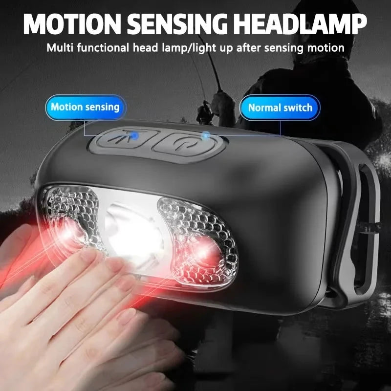 Big River Hardware Rechargeable LED Headlamp with Sensor