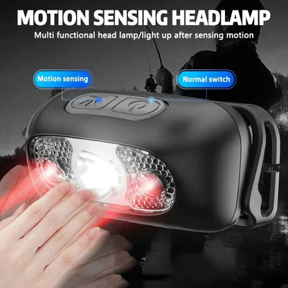 Big River Hardware Rechargeable LED Headlamp with Sensor