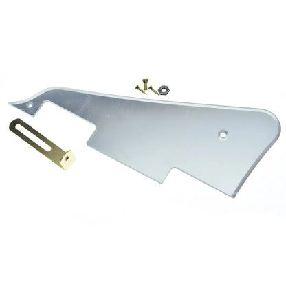 Premium Clear Guitar Pickguard for Gibson Les Paul Guitars with Stainless Steel Bracket and Hardware Accessories